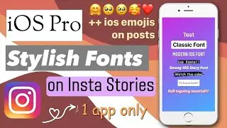 🇵🇭 (Tagalog Tutorial) iOS Pro Stylish Fonts on IG app
