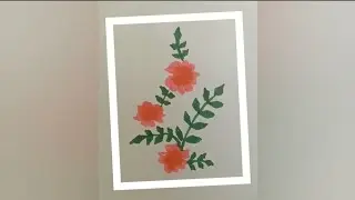Easy Brush Pen Flower Drawing 🌼🌼||Beautiful Flower Drawing 🌺🌺||