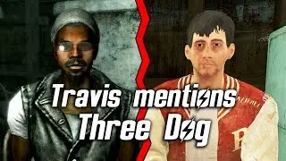 Fallout 4 - Travis Miles mentions Three Dog's 'Good Fight' (Fallout 3 Reference)