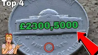 Top 4 Most Velueable Jefferson nickel Found in Circulation That could make You Millionaire