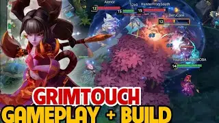 ✔️ AutoChess MOBA | Grimtouch (Support) Gameplay + Build