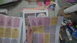 Junk Journals New printable freebees & member digitals #followupday Flash cards,tags, journal cards