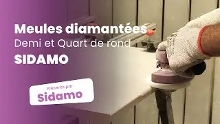Finition parfaite en un seul passage gr&acirc;ce aux Meules diamant&eacute;es Sidamo !