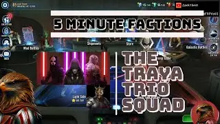 IN DEPTH SWGOH Traya Sith Trio Team guide in under 8 minutes!