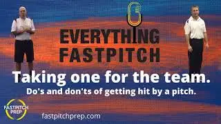 Taking one for the team. Do's and don'ts of getting hit by a pitch.