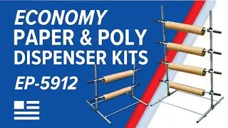 Economy Paper & Poly Tubing Dispenser Kit