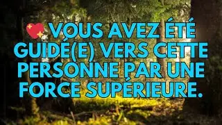 💖 Vous avez &eacute;t&eacute; guid&eacute;(e) vers cette personne par une force sup&eacute;rieure.