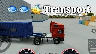 🐠🐟Truck 🚚heavy cargo transporter truck drive🚚😋