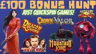 &pound;100 v Quickspin Low Stake Slots Bonus Hunt : 8 Bonuses, Sakura Fortune, Big Bot Crew, Dragon Shrine