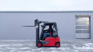 Linde E16 Baureihe 386 Triplex Noris Gebrauchtstapler Vorführvideo 103