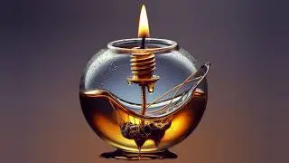 I Built a DIY Oil Lamp Using Recycled Cooking Oil