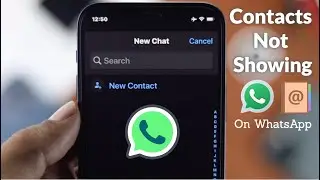 How To Fix- WhatsApp Not Showing Contacts Names! [iPhone's]