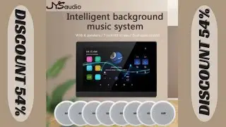 Smart Audio System Home Theater Sound Amplifier Wall Android WiFi Bluetooth Amp