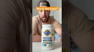Trying Garden of Life Plant-Based Protein for the First Time! #dairyfreeliving #shorts #fyp #protein