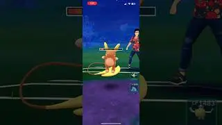Swampert One Shots Houndoom In Great League #pokemongo #shorts #short #viral