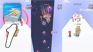 Hand Evolution Runner Gameplay #1 All Levels (Android, IOS)