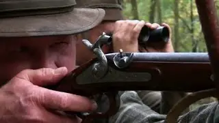 Охота на лань с использованием оригинального дульнозарядного ружья в Дьюлае, Венгрия