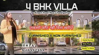 Luxury 4 BHK Villa Near Airport Road Chandigarh