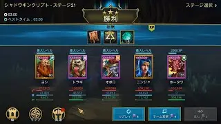 【RAID: Shadow Legends】Faction wars 21 : Shadowkin