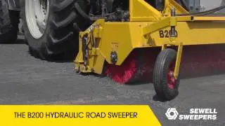 B200 Hydraulic Road Sweeper With Catcher