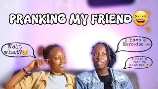 LYING ON CAMERA TO SEE HOW MY FRIEND REACTS😂|| HILARIOUS REACTION😭😂|| Kandy Kisaka
