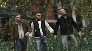GTA V - Zombie Apocalypse but it's family friendly