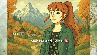 Walking through the Alpine village🇨🇭Прогулка по альпийской деревне #zinal #suisse #alpine #swisslife