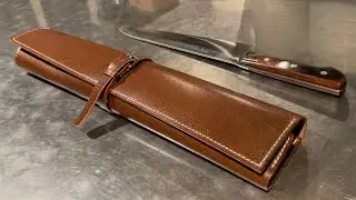 Making a Leather kitchen knife case