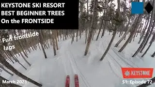 Best Beginner Tree Skiing Keystone Frontside | Colorado Skiing | S1: Episode 72
