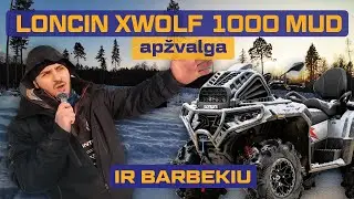 Loncin XWolf 1000 MUD Apžvalga | POV važiavimas + BBQ mi&scaron;ke