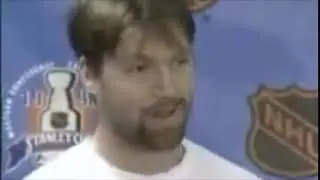 Patrick Roy Explains To Reporters The Name Of His Son