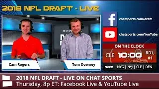 2018 NFL Draft: Watch The First Round Live From Dallas