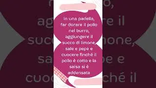 AI InCucina   Pollo al limone