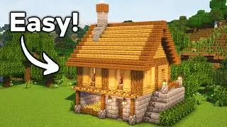Minecraft: How to Build a Starter House | Tutorial🏠