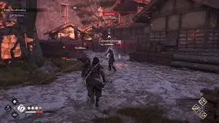 Assassin's Creed Shadows_Naoe fights Corrupted Daisho Kanki Castle lvl100 Kusarigama katana ng+