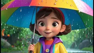 Counting Raindrops on the Window Pane | Calm Learning Song for Kids | Gentle Counting Rhyme