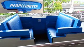 PeopleMover Front Row POV Ride 2021 at Magic Kingdom with Views of Tomorrowland, TRON - Disney World