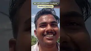 SSC MTS Exam Students Reactions #shorts