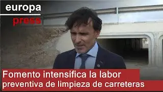 Fomento intensifica la labor preventiva de limpieza de carreteras en la Regi&oacute;n de Murcia