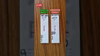 prega news pregnancy test video | live positive pregnancy test