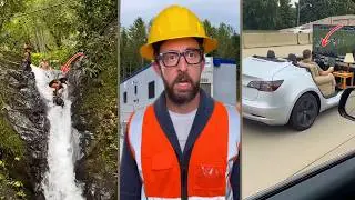 Строительство пошло наперекосяк за считанные секунды 😳 | Видео с реакцией