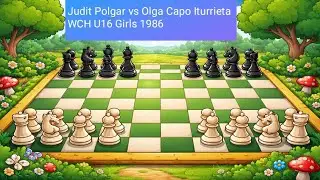 Judit Polgar vs Olga Capo Iturrieta • WCH U16 Girls (1986)