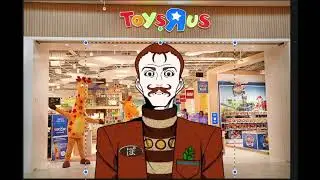 Gashu Satou (ew! I hate him!) dances in front of Toys R Us to no music bc he sucks