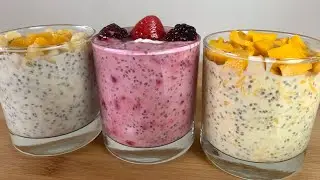 Mix Chia Seeds Greek Yogurt and your Favourite Fruit | You&rsquo;ll be Addicted to this Dessert!