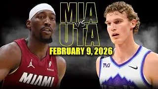Miami Heat vs Utah Jazz Full Game Highlights &ndash; February 9, 2026 | NBA Season