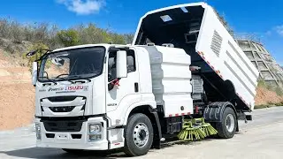 Costa Rica ISUZU Truck Mounted 10 CBM Sweeper