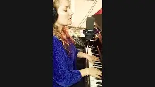 The Sea & The Rhythm - Iron & Wine cover by Kate Wilde - piano and voice vertical video