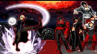 [Mugen KOF] Angelique Pre Vs Orochi TEam