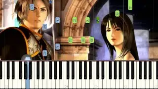 Final Fantasy VIII - Eyes On Me  (Piano Tutorial) [Synthesia]