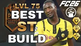 ЛУЧШАЯ СБОРКА НАПАДАЮЩЕГО (ВОЛШЕБНИК) *МАКСИМАЛЬНЫЙ УРОВЕНЬ 75* | EA FC 26 PRO CLUBS BALLER BUILD
